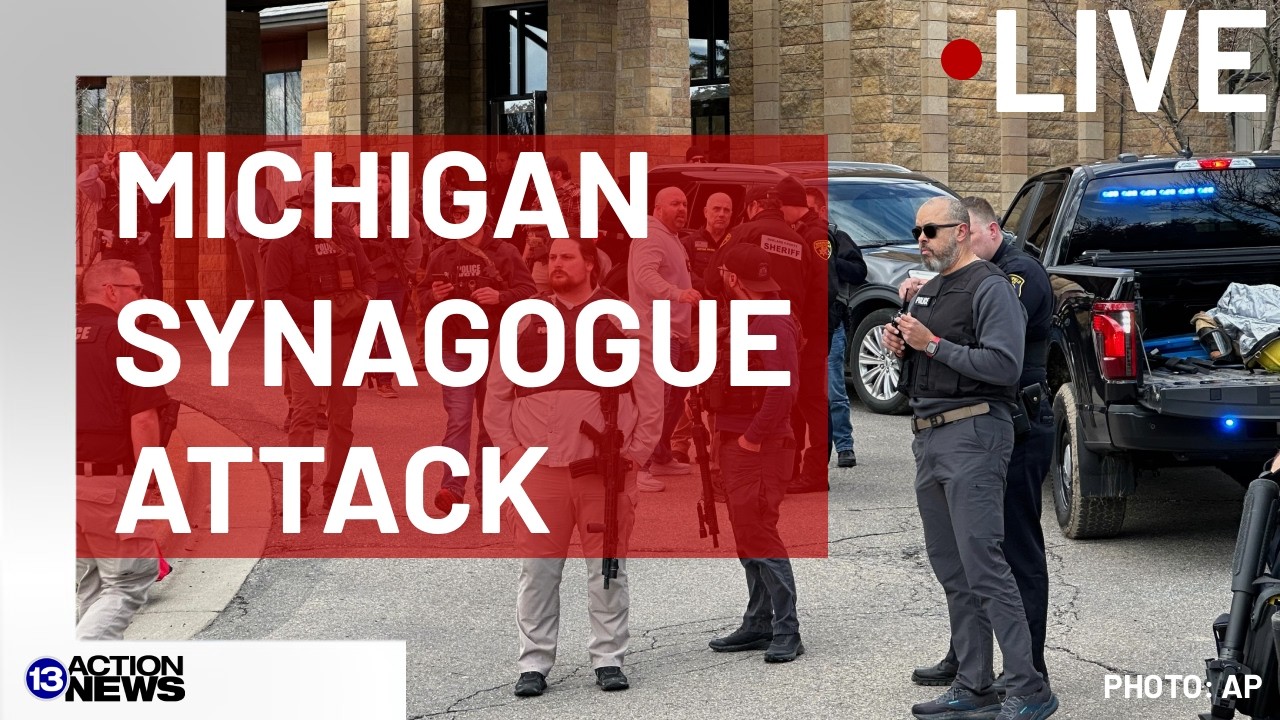 Police responding to active shooter reports at Michigan synagogue