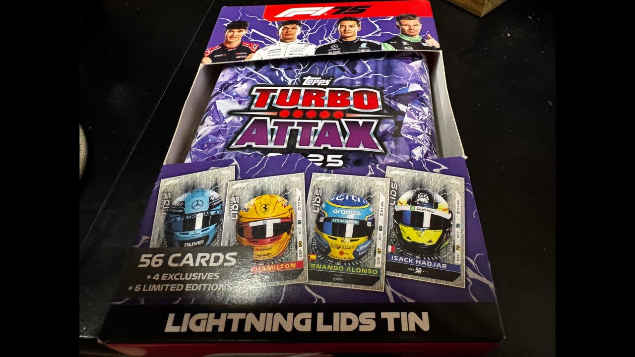 Nézzük meg a 2025-ös Turbo Attax F1 kártyákat!