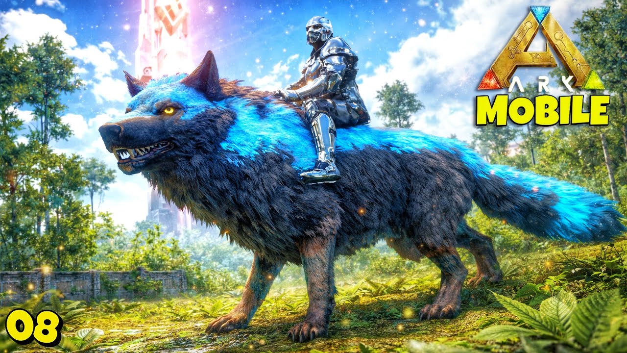 I Tamed an INSANELY High Level Wolf in ARK Mobile 🔥 Taming ARK 🔥 : ARK Mobile Gameplay : Part 8
