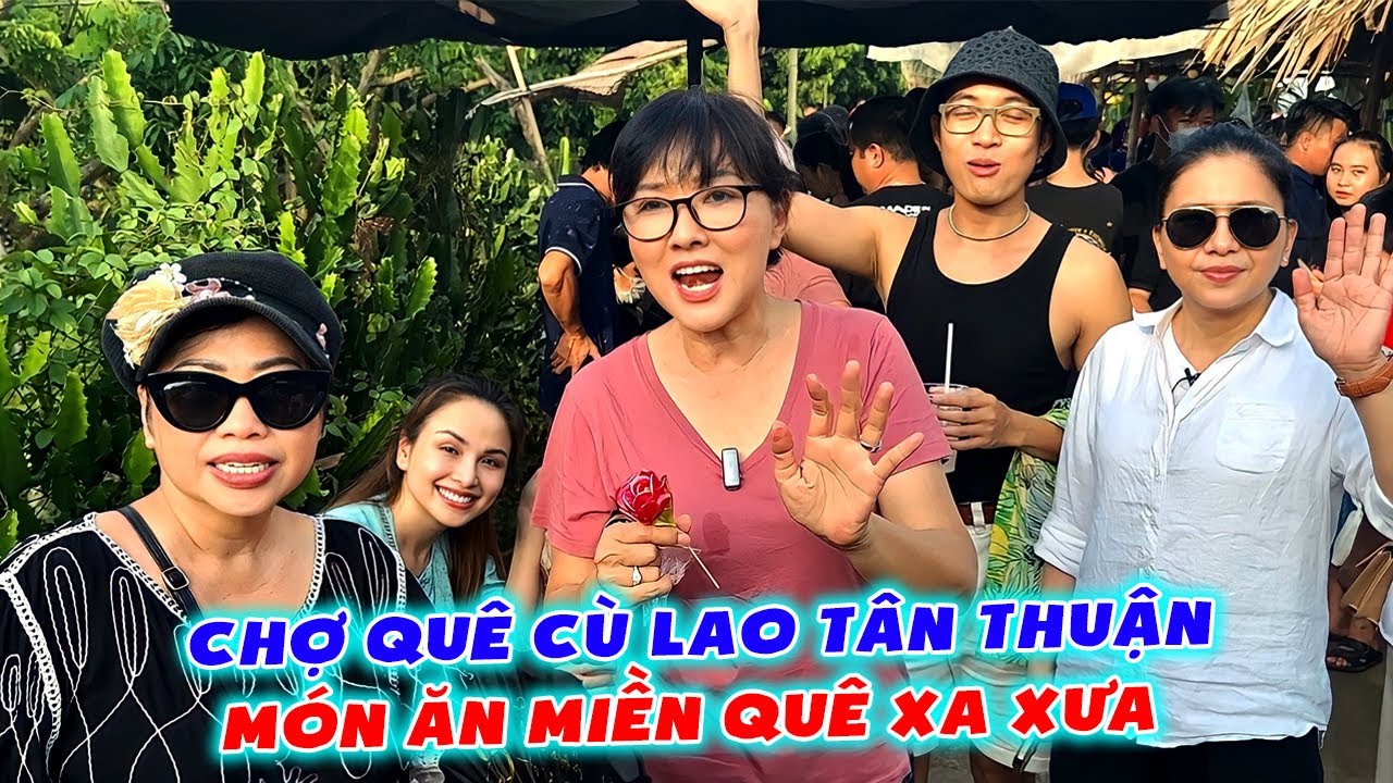 Qua đò đi chợ Quê Cù Lao Tân Thuận mới mở chỉ bán 1 ngày thứ bảy,bà con bỏ bán khi thấy nhóm