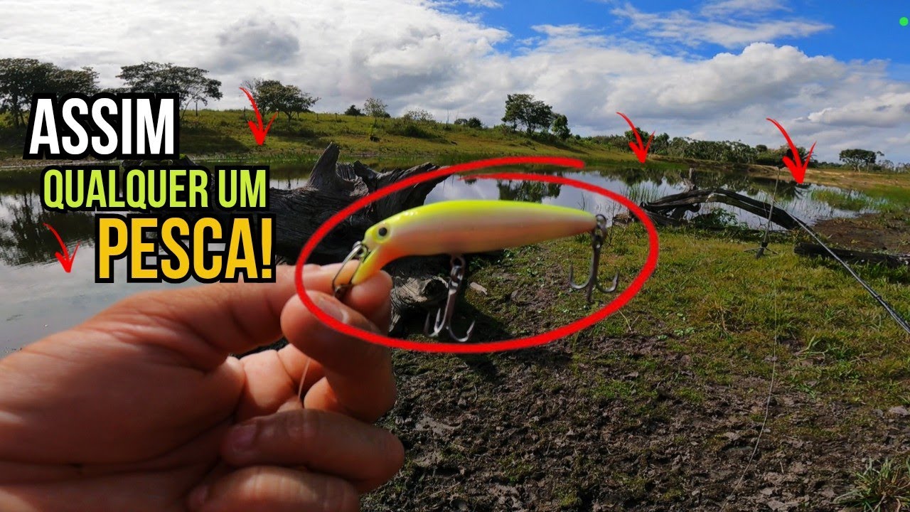 🚨 Jeito INFALÍVEL de pescar com ISCA artificial! Pescaria de TUCUNARÉ e TRAÍRA!🔥