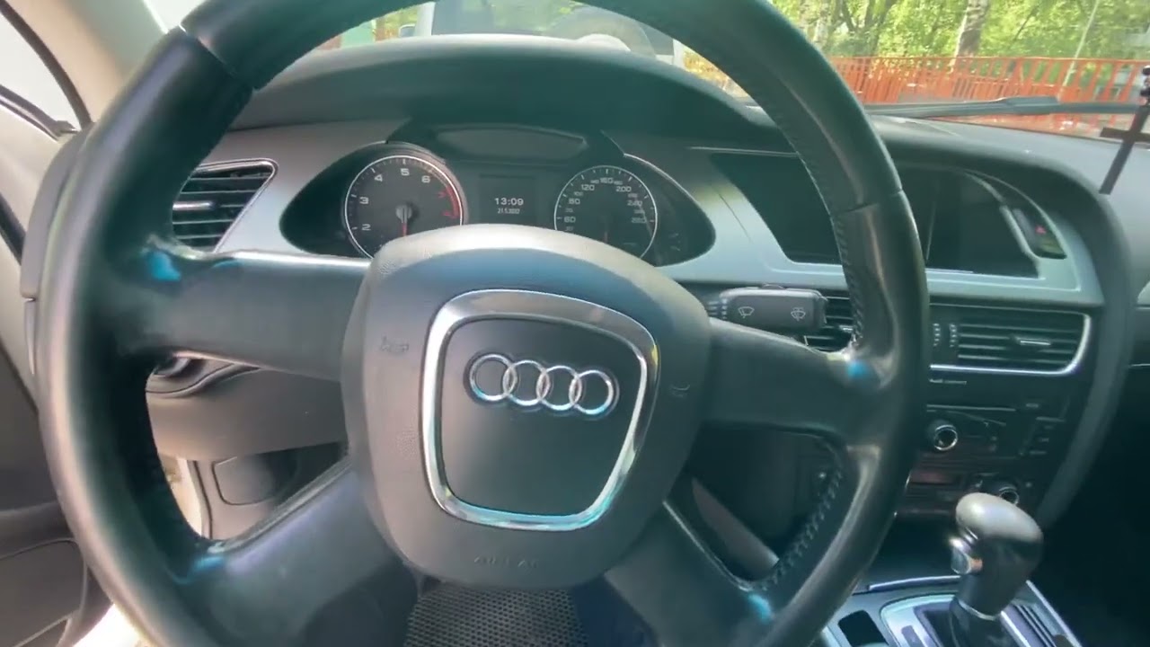 Audi A4 b8 проверить уровень масла