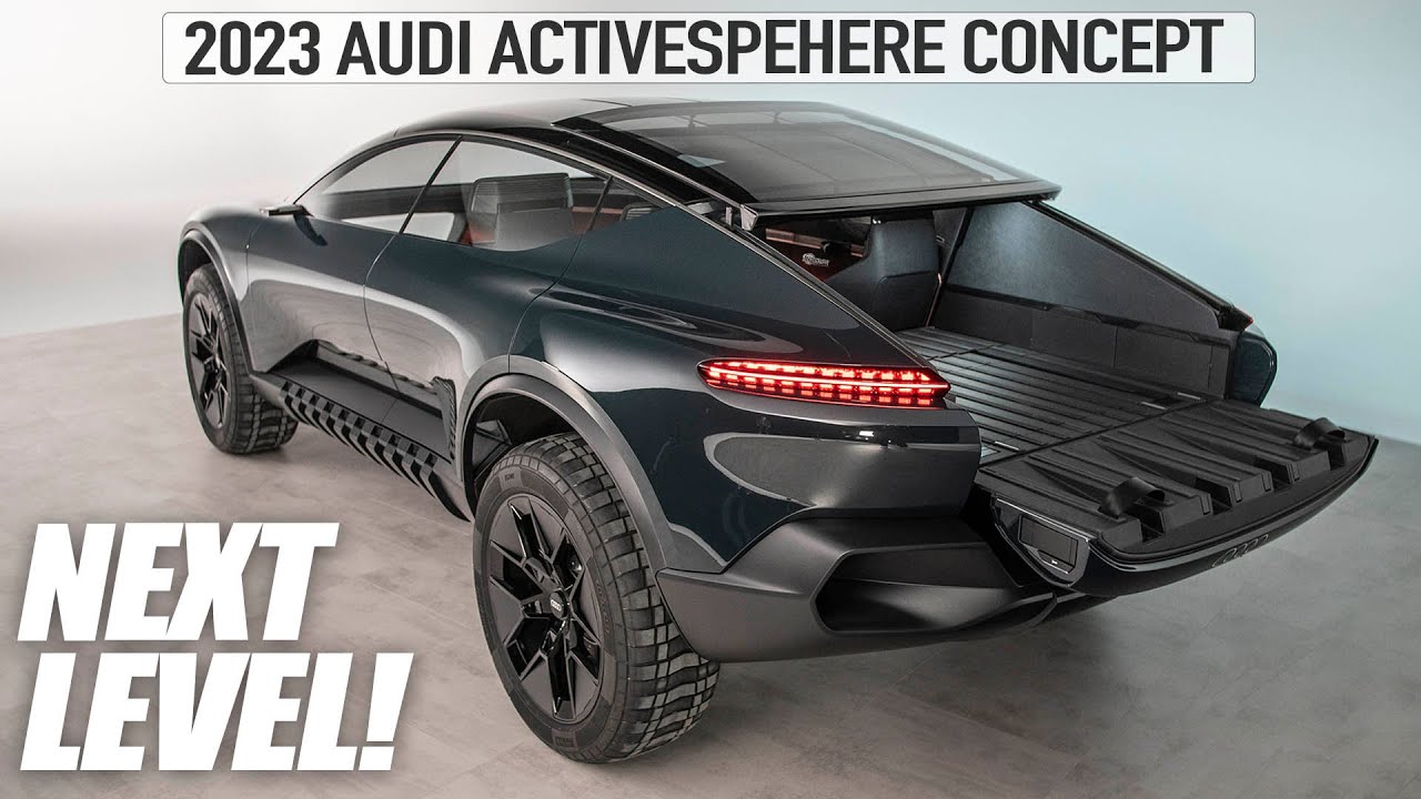REVEAL! 2023 AUDI ACTIVESPHERE CONCEPT - CRAZIEST AUDI CONCEPT EVER? Luxury coupé and pickup in one!