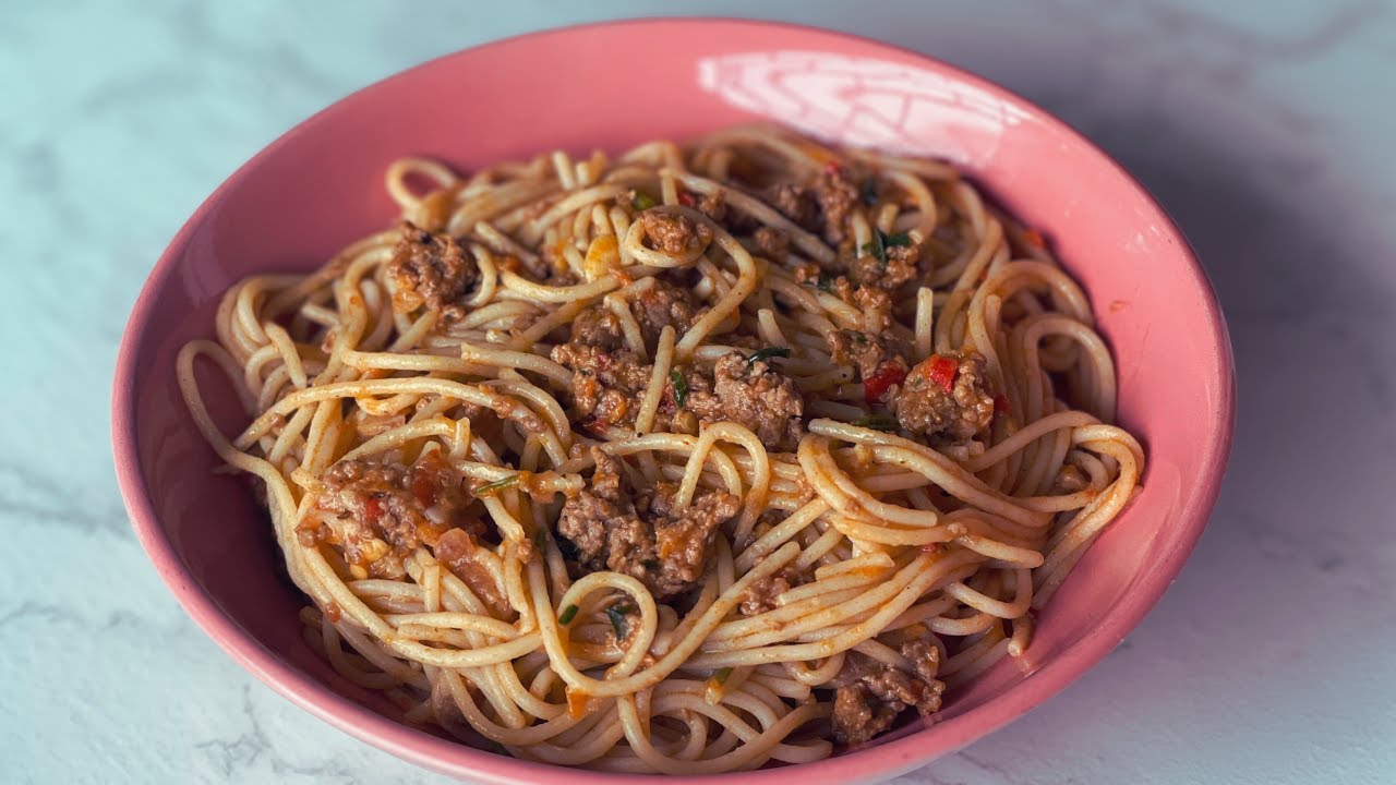 Easy Pasta With Meat Sauce Recipe