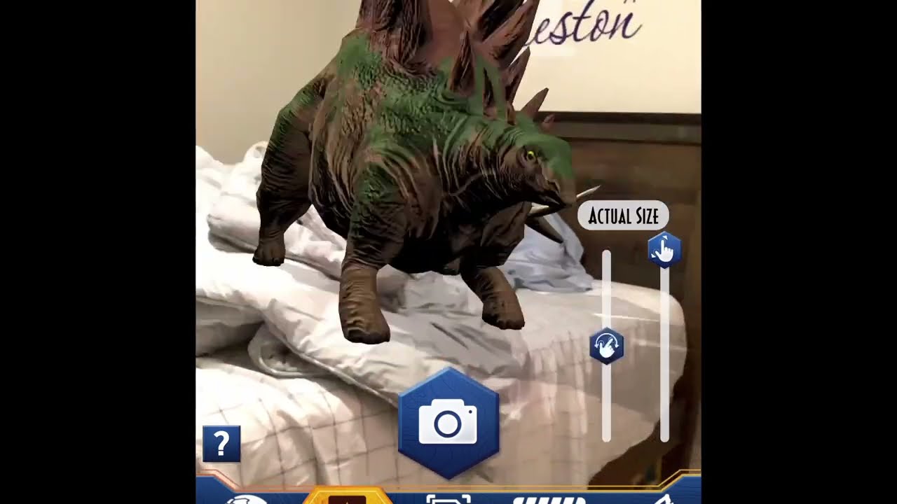 JW Facts Adult Stegosaurus that comes with Baby Stego and Sarah Harding