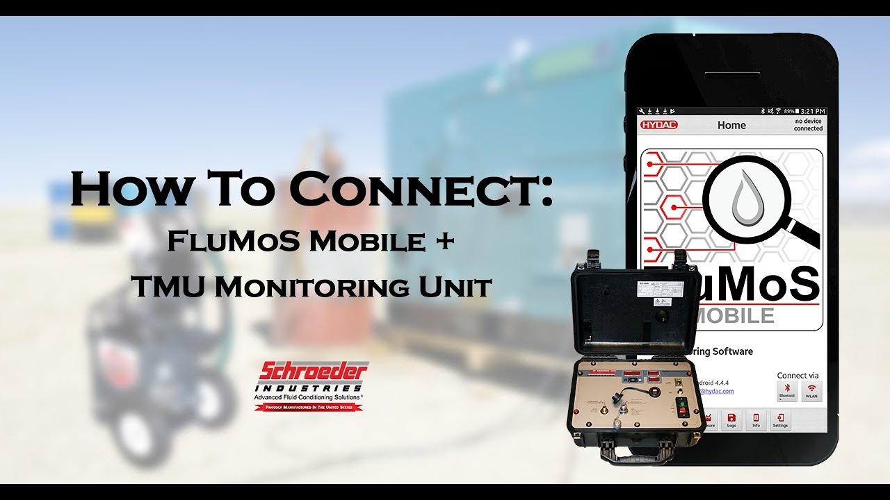 FluMoS mobile | Connecting a TMU Monitoring Unit
