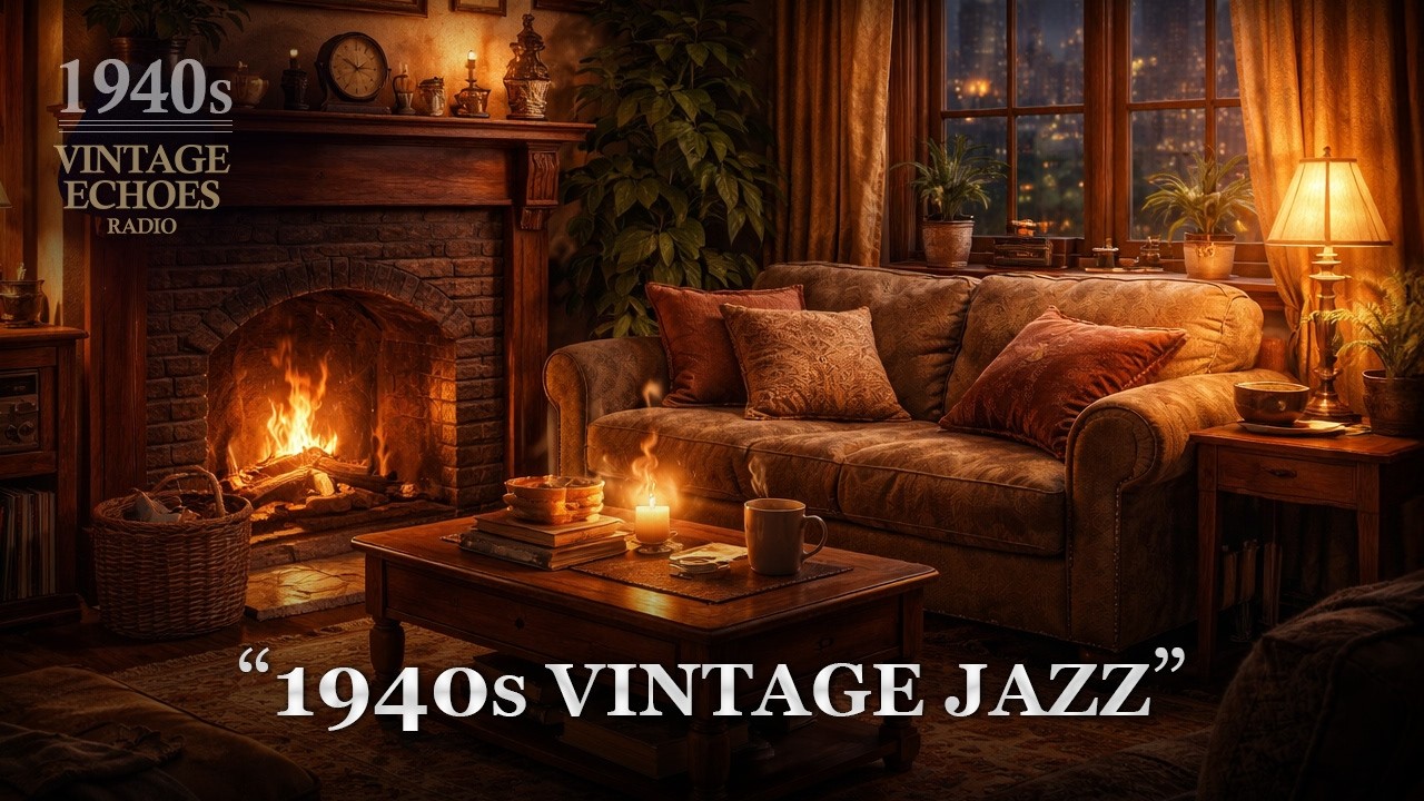 1940s Jazz Lounge | Vintage Jazz Radio | Instrumental Ambience | Vintage Echoes Radio