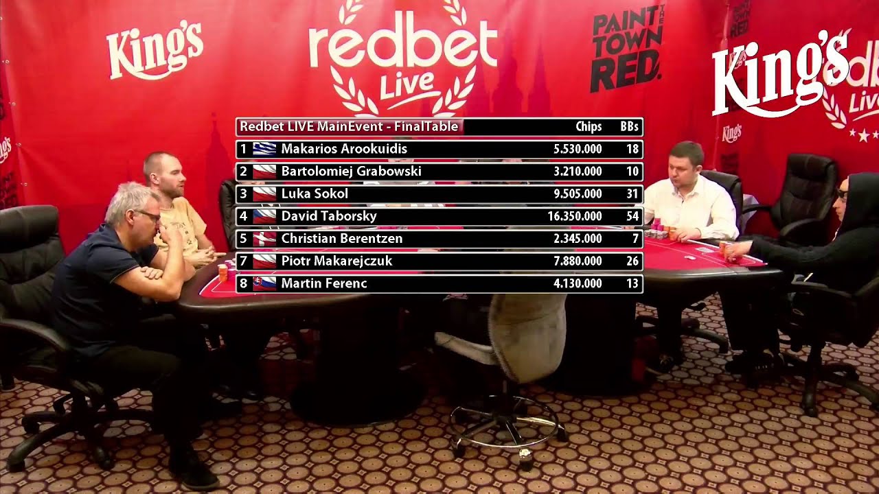 Redbet Live Main Event Prague 2015