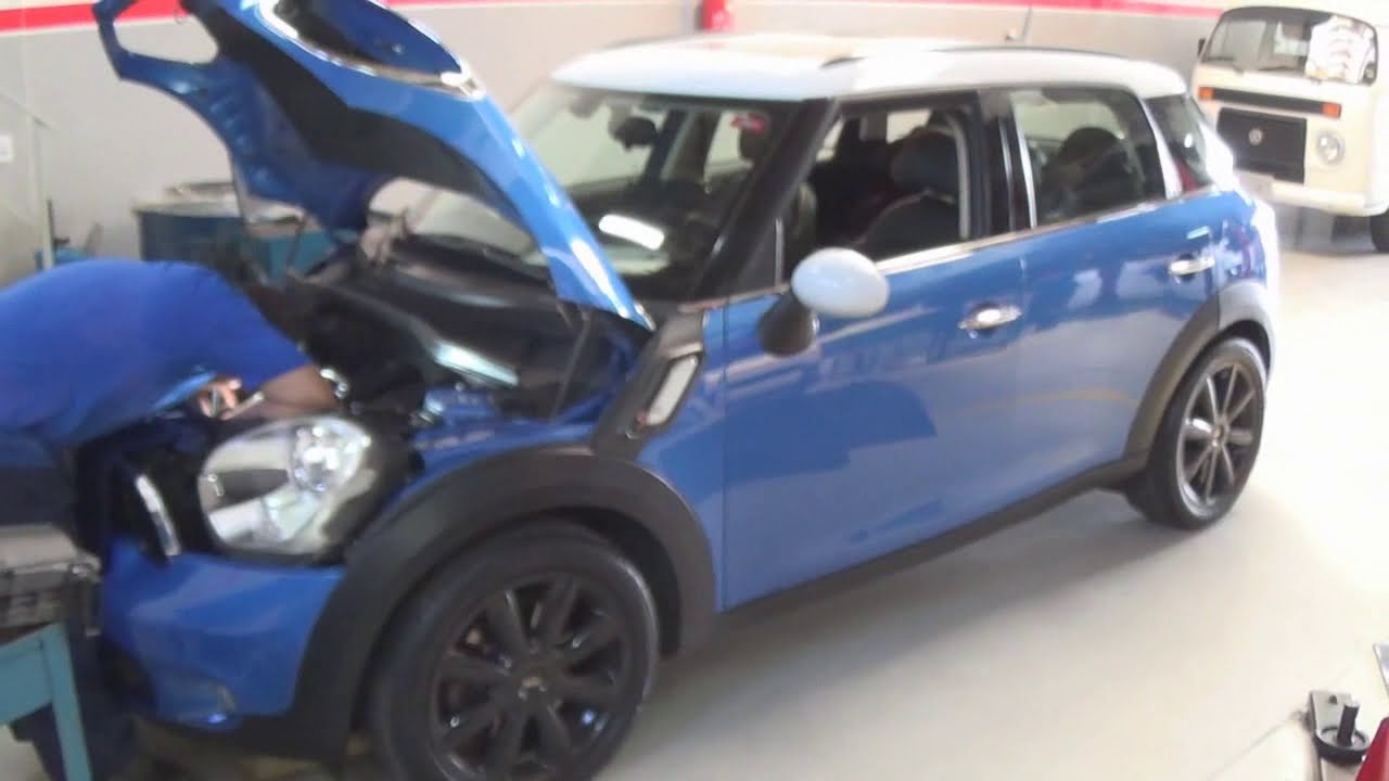 MINI COOPER luz da injeção acesa.