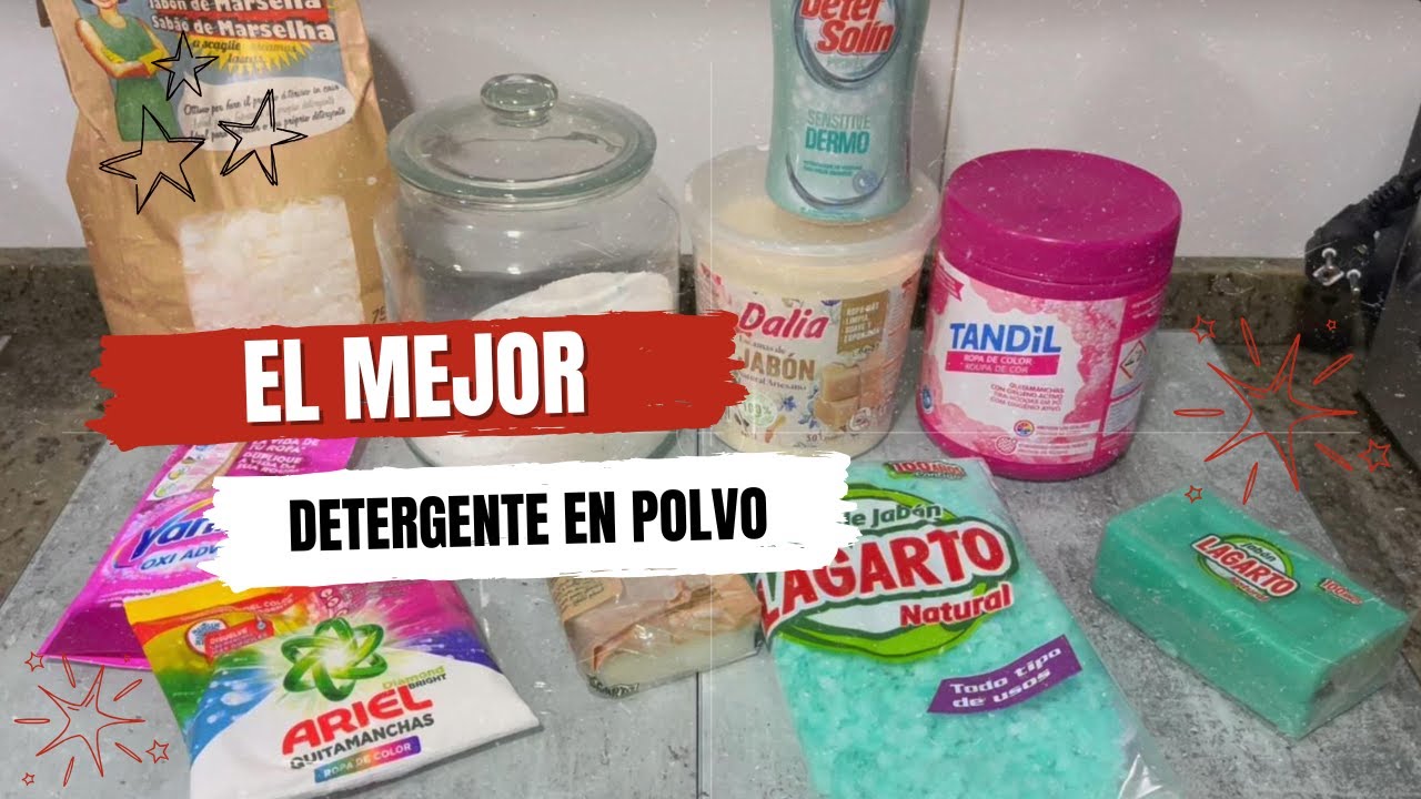 ✅El MEJOR detergente en polvo super POTENTE hecho en casa🤭🤭