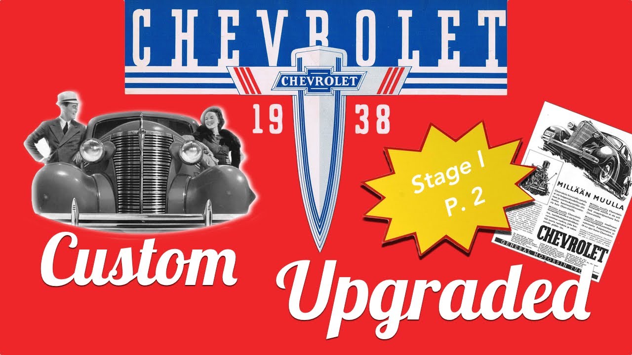 Stage 1 Custom upgrade for a 1938 Chevy Master Deluxe P. 2/2 #carcustom  #oldies #lowrider