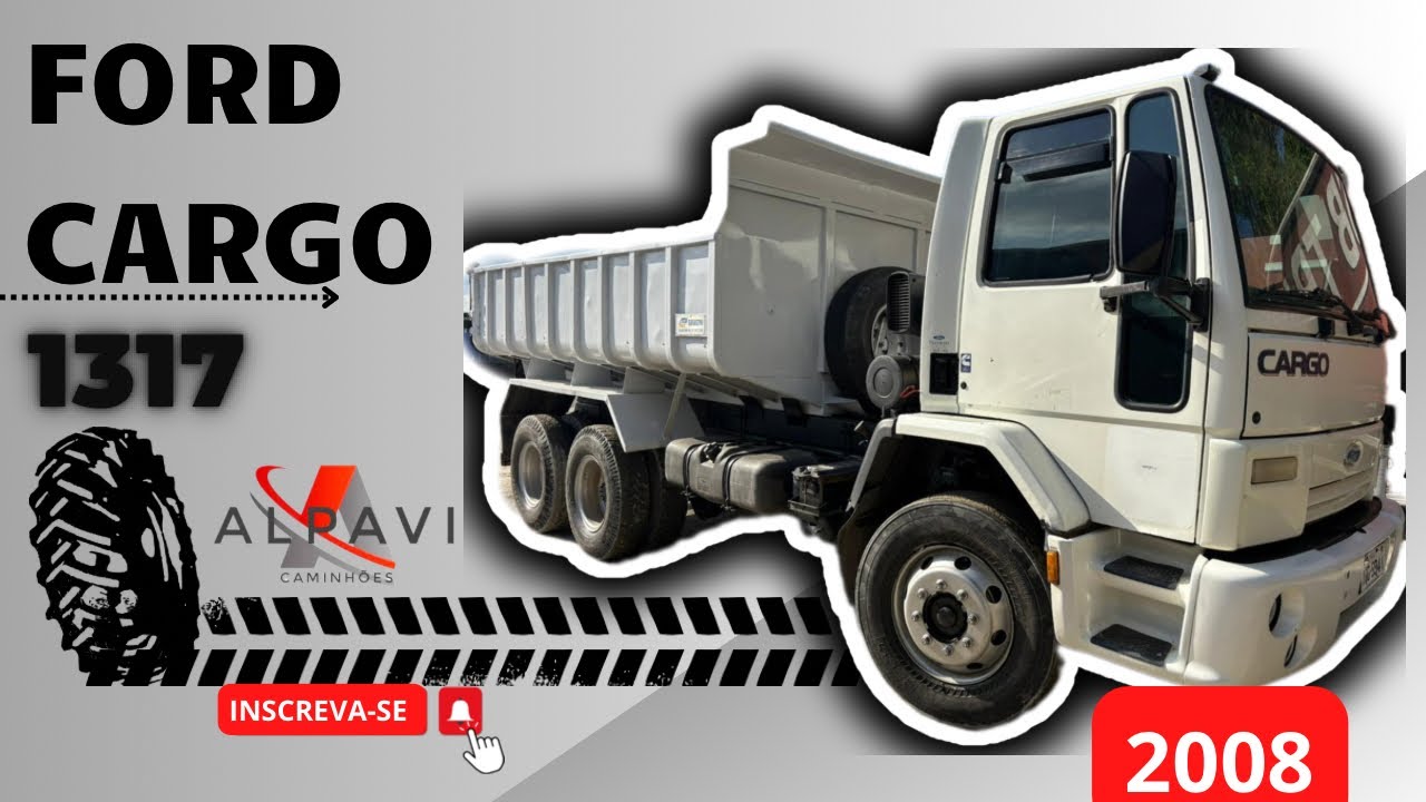 Ford Cargo 1317 e 2008 Caçamba Basculante a Venda Ligue (12) 97406-2916