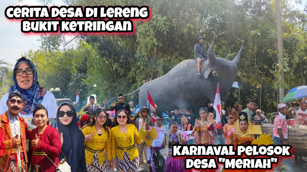 Ketika Bunga Desa Menunjukkan Pesonanya Inilah Karnaval Desa Nglengkir Di Lereng Perbukitan