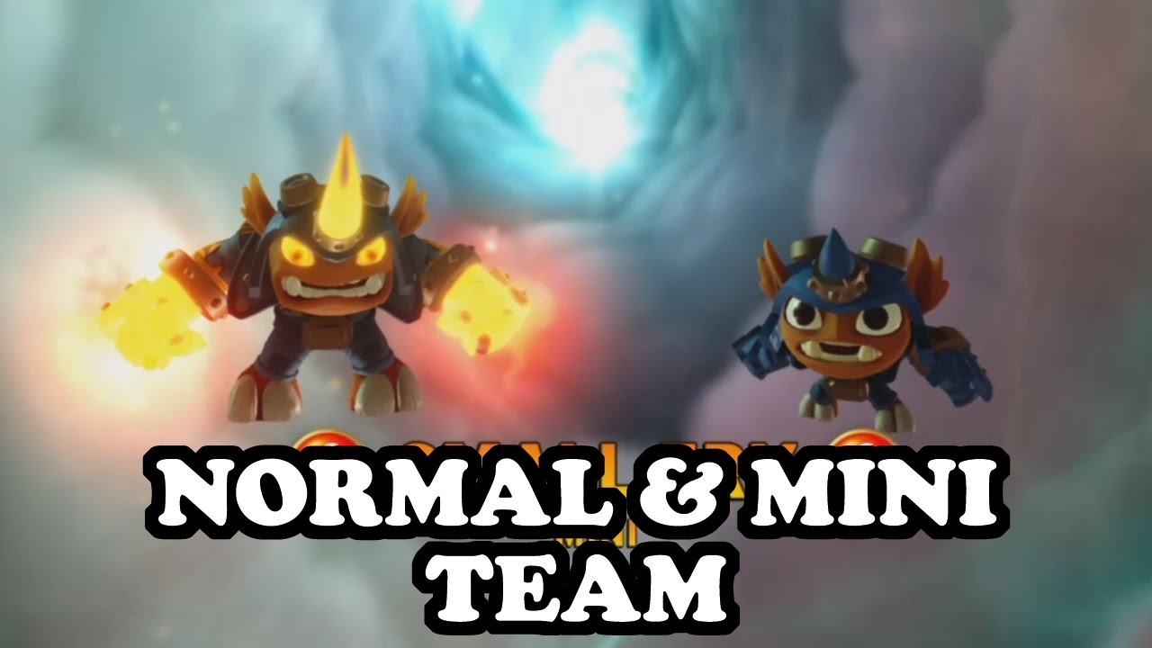 Skylanders Imaginators - Hog Wild Fryno & Small Fry GAMEPLAY - NORMAL & MINI TEAM