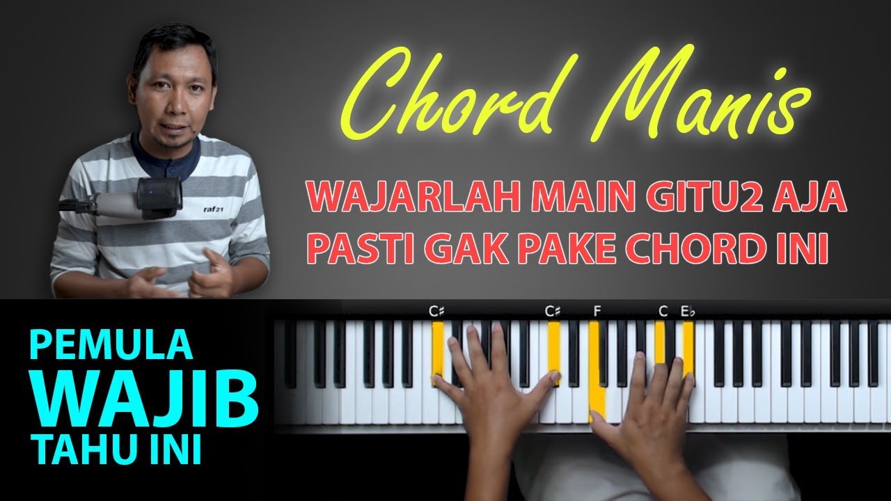 Part 4 RAHASIA CHORD MANIS ADDSUS - Chord Pemanis Iringan | Belajar Piano Keyboard