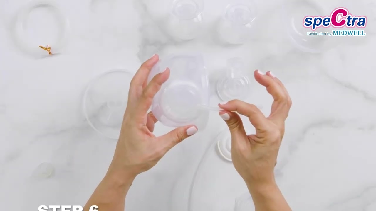 Spectra Handsfree Cups 免提喇叭套裝配合奶泵的使用與安裝 Setup and use of Spectra Handsfree Cups