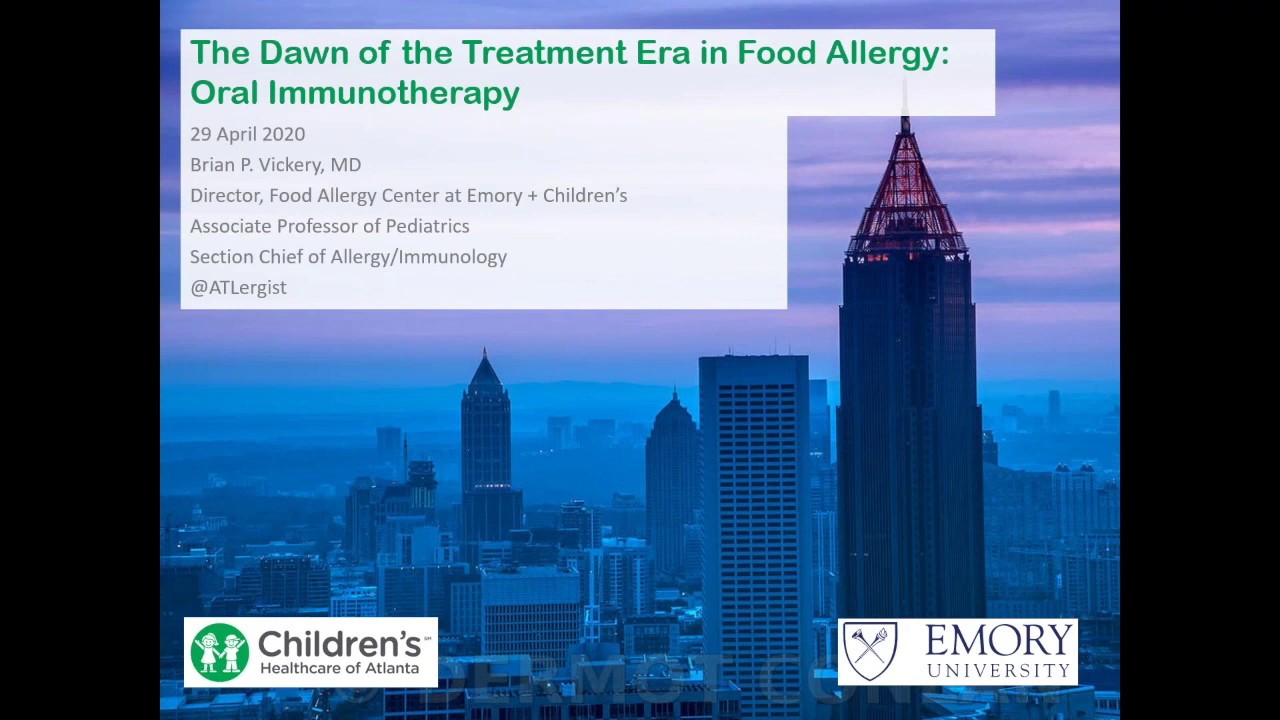 Oral Immunotherapy: What You Should Know, and What's New - FARE Webinar