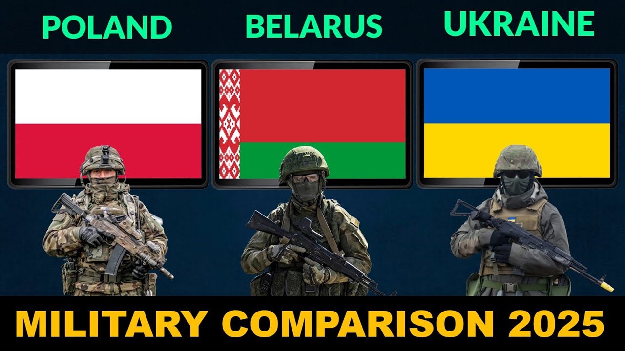Poland vs Belarus vs Ukraine Military Power Comparison 2025 | Defense Tube