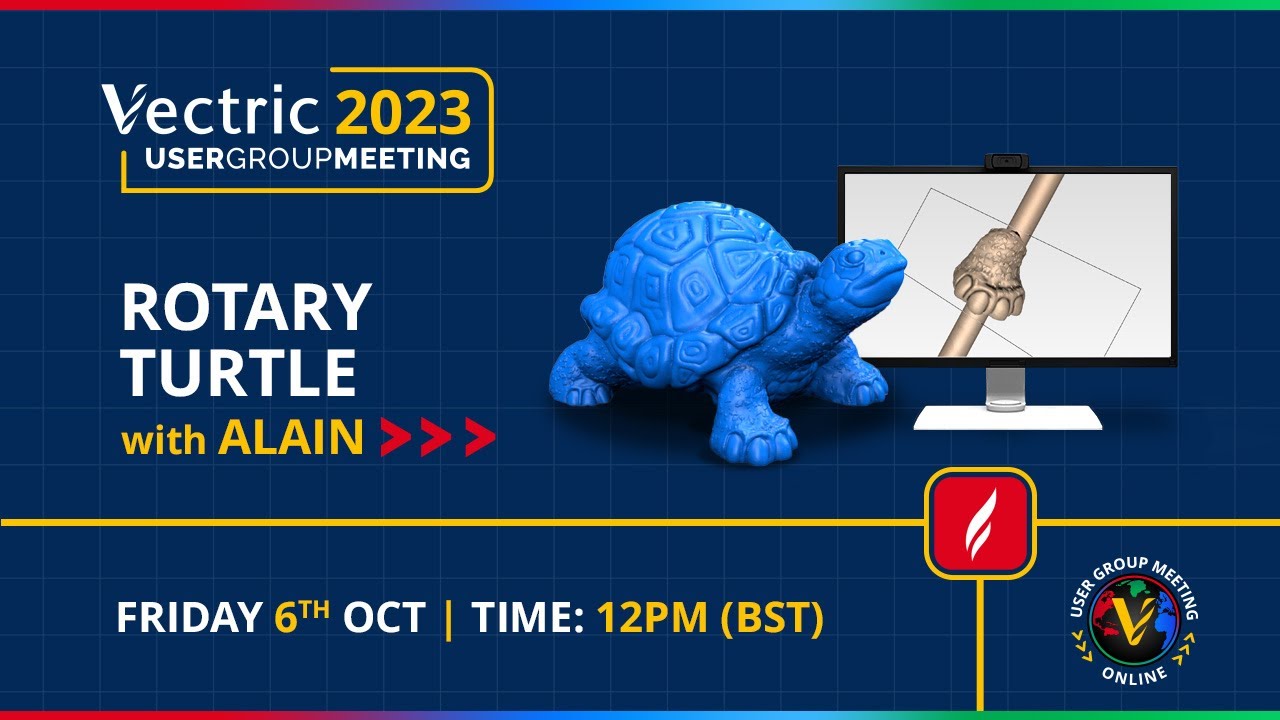 Rotary Turtle с Аленом | Vectric Worldwide UGM 2023