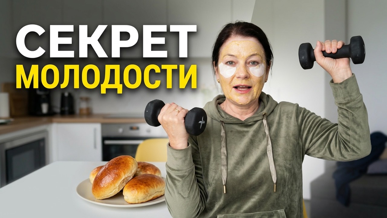 ХВАТИТ СТАРЕТЬ ! Упражнения для рук/ Уход за собой и свежие БУЛОЧКИ.