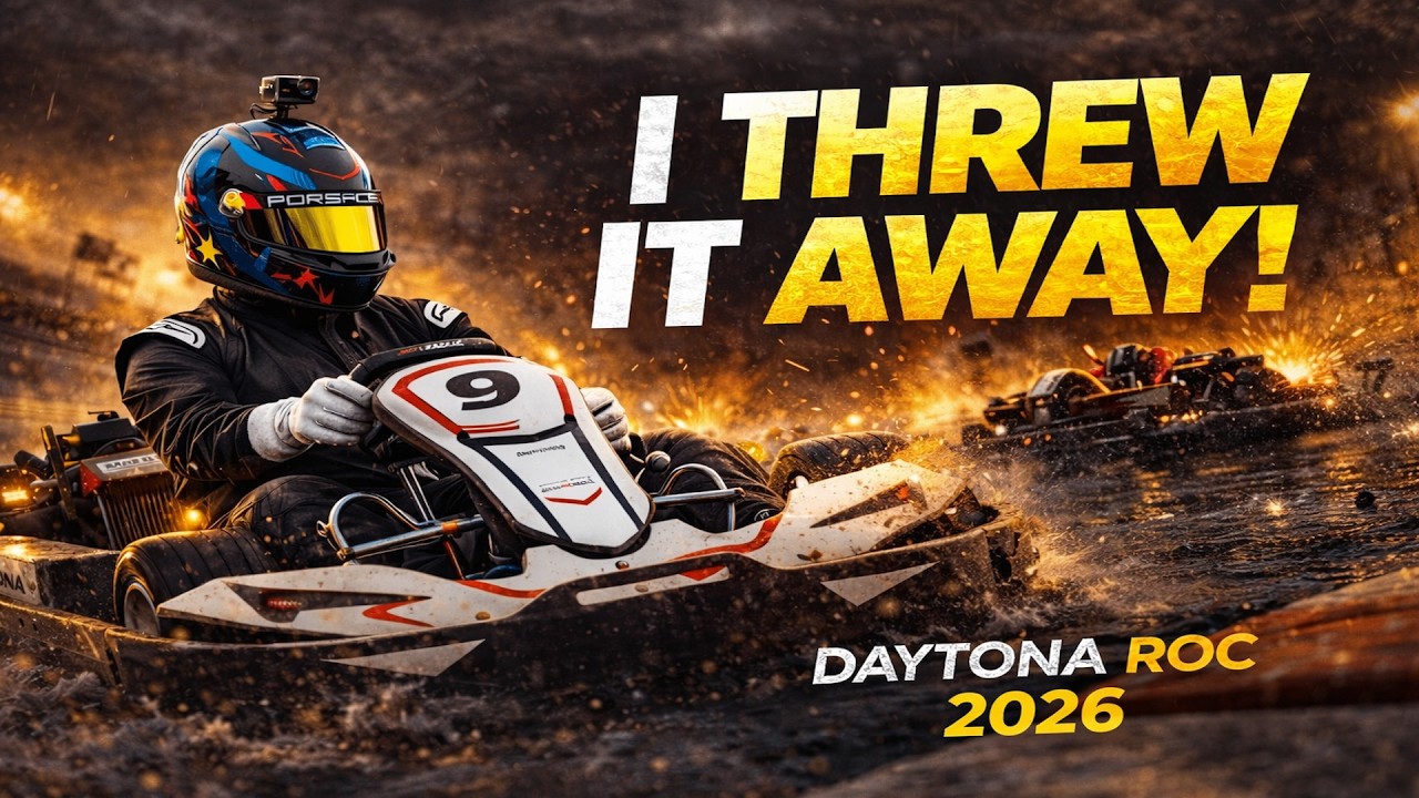 Daytona Karting Race of Champions 2026 | I Lost Control in the Rain...
