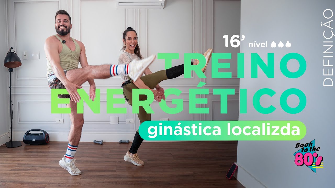 Treino para barriga seca em casa - estilo anos 80 - gin&aacute;stica localizada - Carol Borba