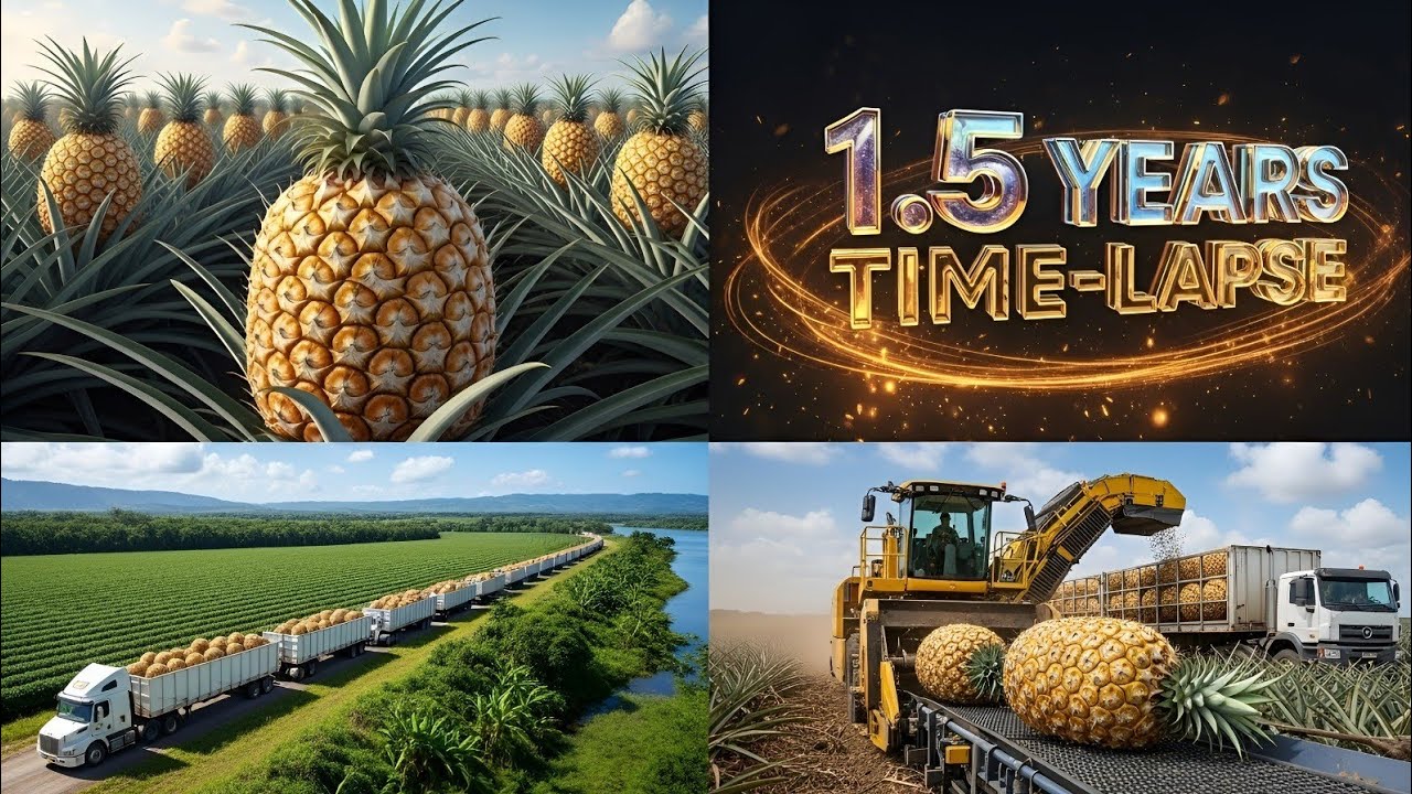 Billion-Dollar Tech: AI Powering Indonesia’s Massive Honey Pineapple Harvest 🍍🏗️ 