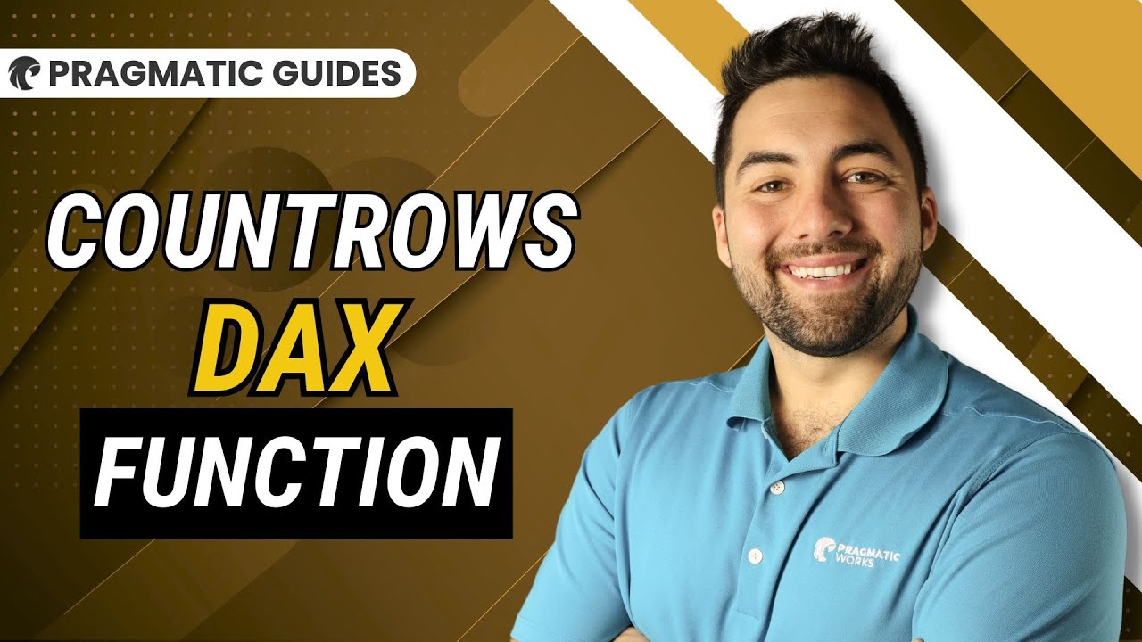 Power BI COUNTROWS DAX Function Tutorial  📊
