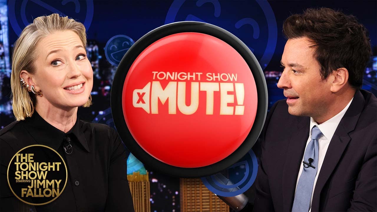 Mute! with Carrie Coon | The Tonight Show Starring Jimmy Fallon