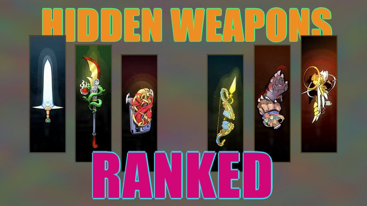 HADES' hidden weapons RANKED (personal oppinion)