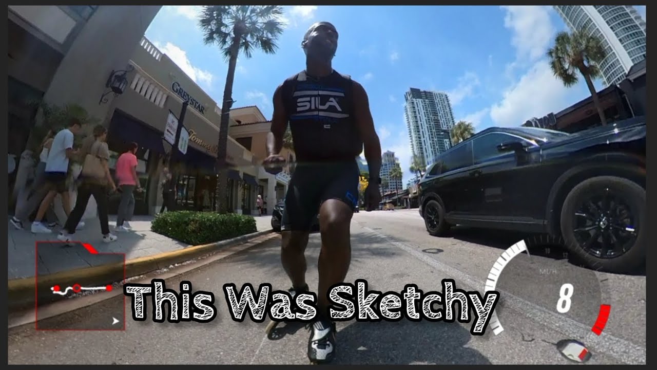 Inline Skating: Speed Skater Urban Skates Fort Lauderdale
