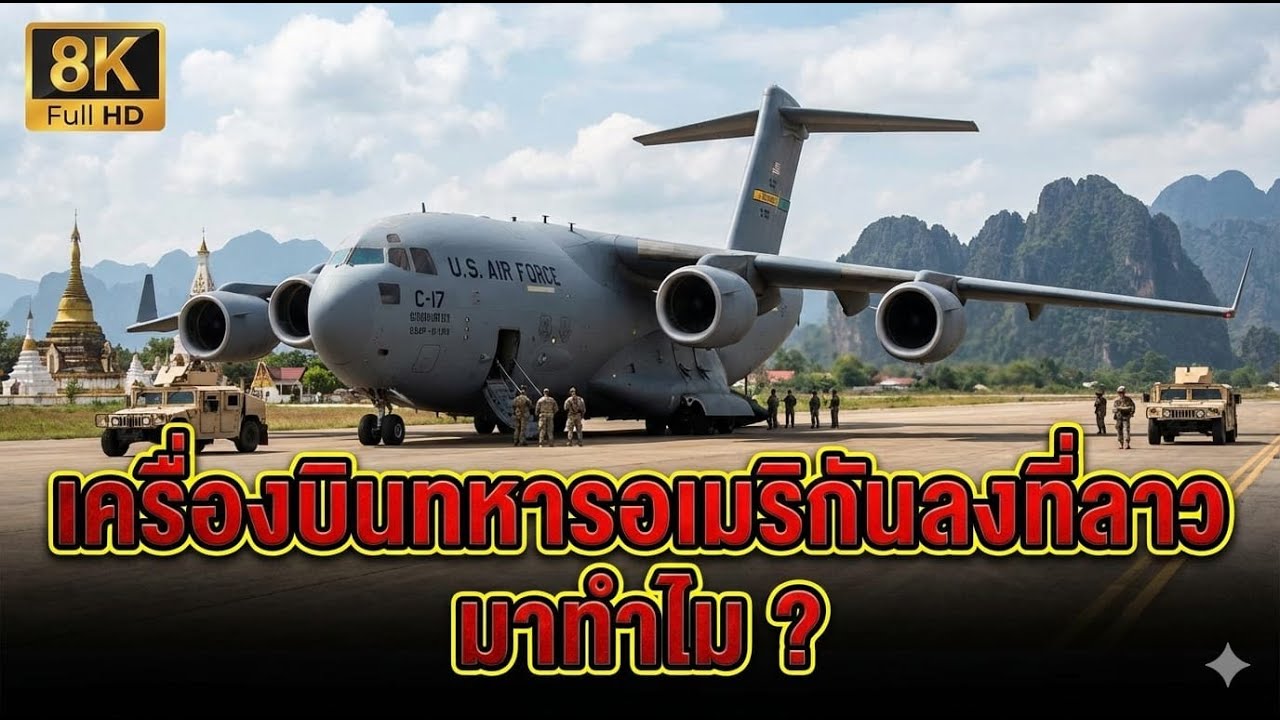 เครื่องบินทหารอเมริกันลงที่ลาว|ข่าวสาร Inside| laos| thai| ข่าว| เจาะลึกข่าว|ข่าววันนี้ |ข่าววันนี้|
