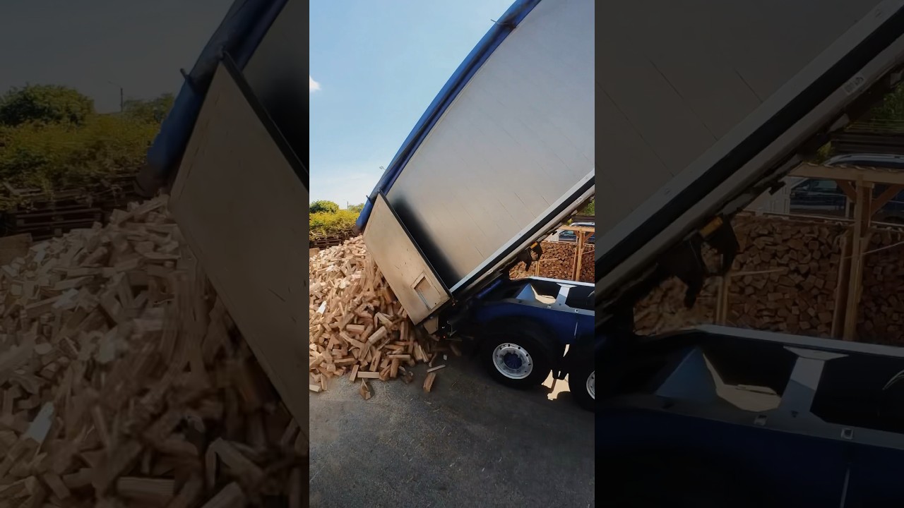 🪵 Z&aacute;soby doplnen&eacute;! #brennholz #firewood #palivovedrevo #tipper #beechwood #kaminholz