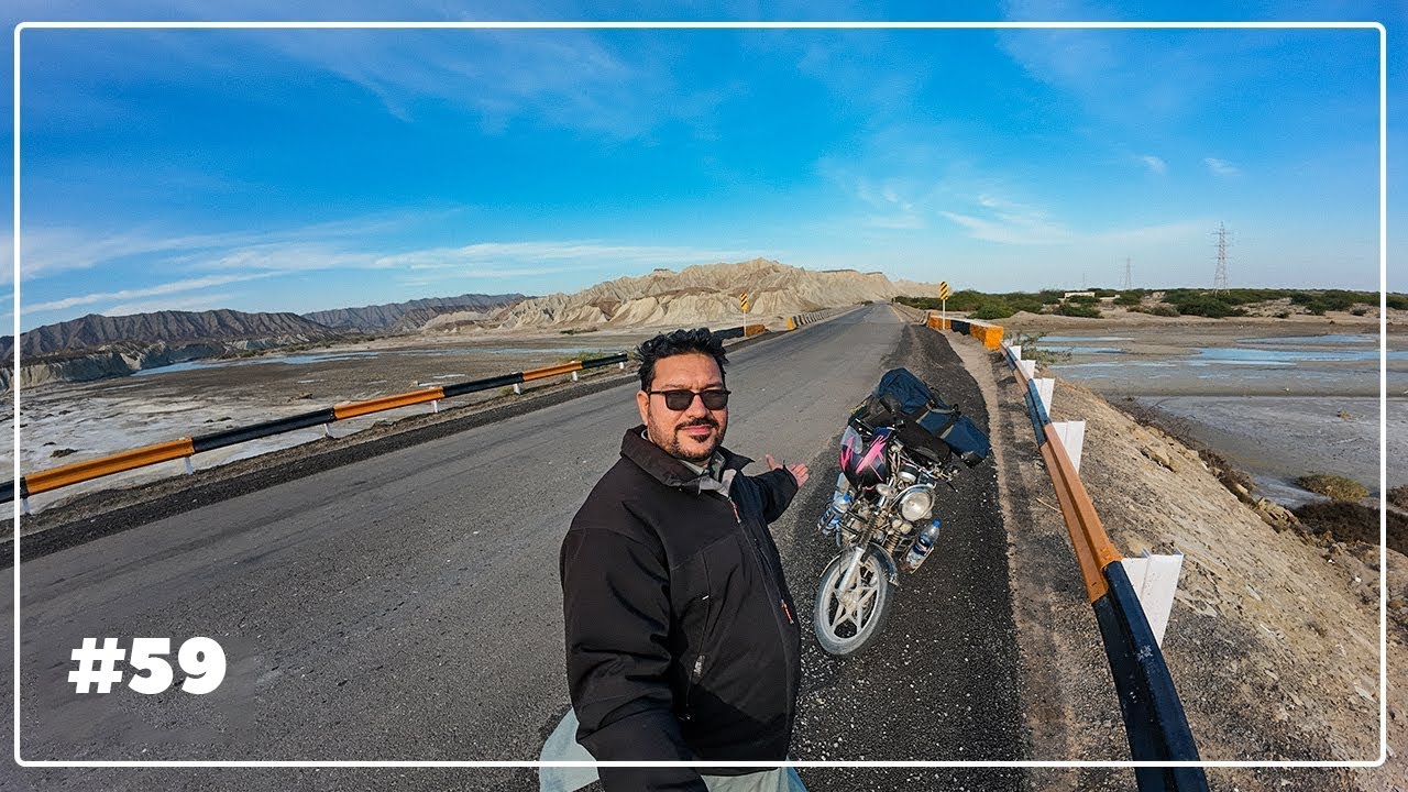 Karachi To Kund Malir Solo Bike Adventure | Mud Vlocano | Story 59 | Balochistan Travel Vlog