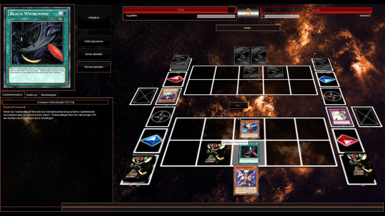 Yugioh Blackwings vs Random Duelist