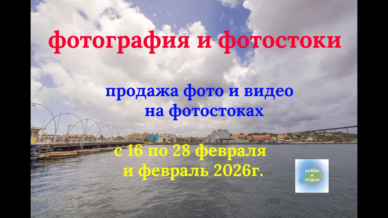 Фотография и фотостоки. Продажи фотографий и видео с 16 по 28 февраля и февраль 2026. Хобби и Отдых.