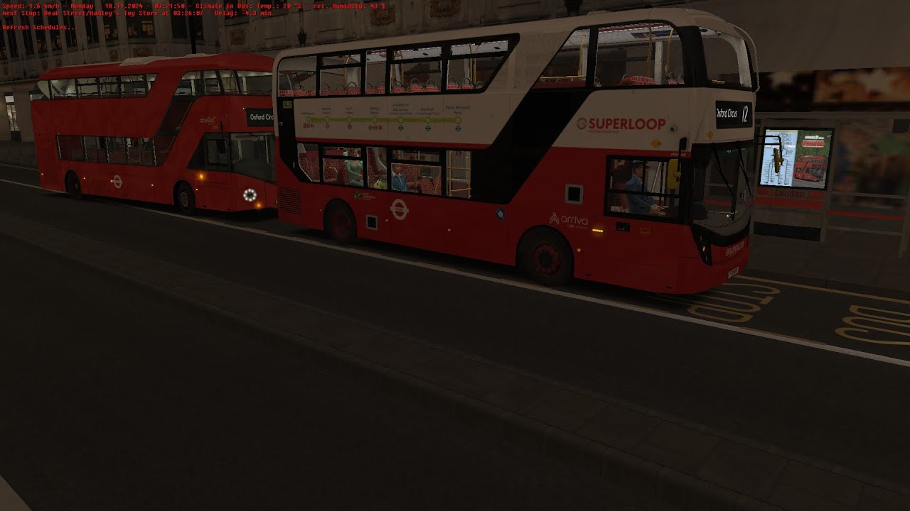 Route 12 Camberwell ,Medlar Street - Oxford Circus ,Cavendish Place