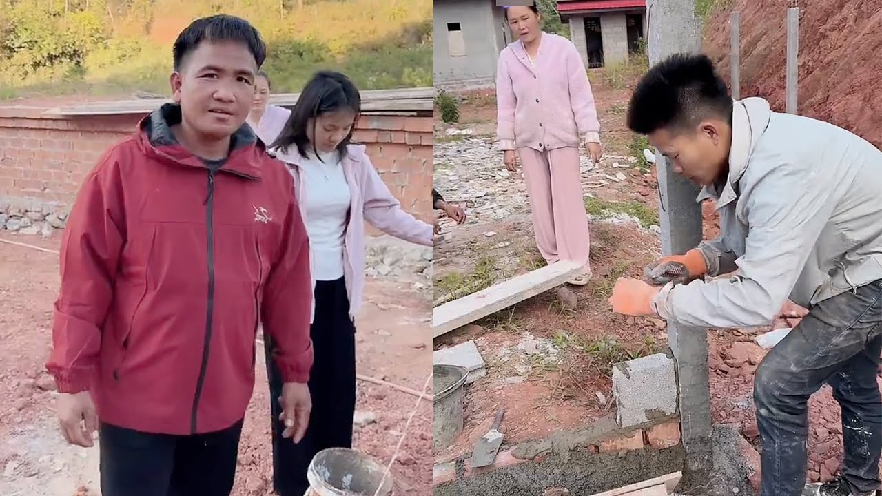 小陈的老挝媳妇儿   从三嫂娘家回来啦 大哥给豪宅建筑沟渠  黄一哥也来帮忙