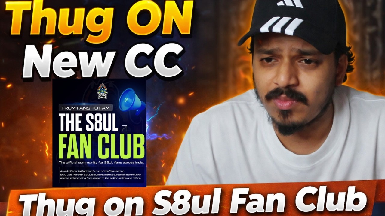 Thug On S8ul Fan Club || Thug On New CC #soul #s8ul #bgmi