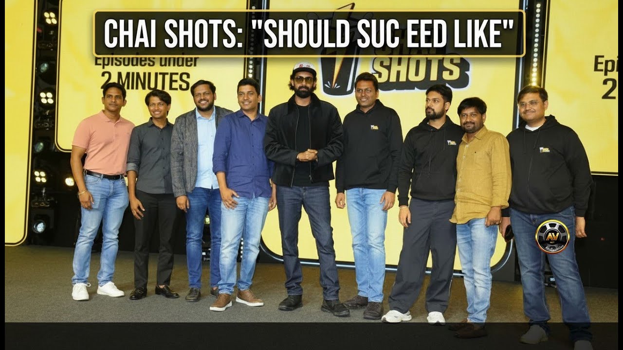 Chai Shots: 'Should Succeed Like Movies,' Says Rana at App Launch Event