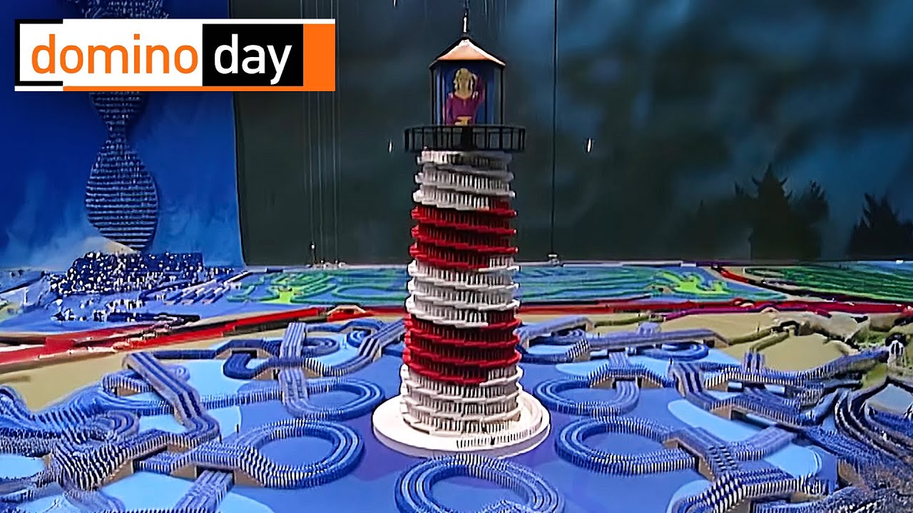 DOMINO DAY - Record du monde de Domino ? Denis Brogniart & Dave - Émission Intégrale - 05-06 - EDL