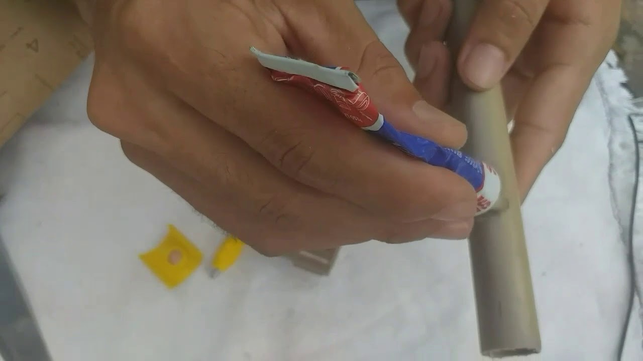 Montando um bebedouro para galinhas (tipo niple).