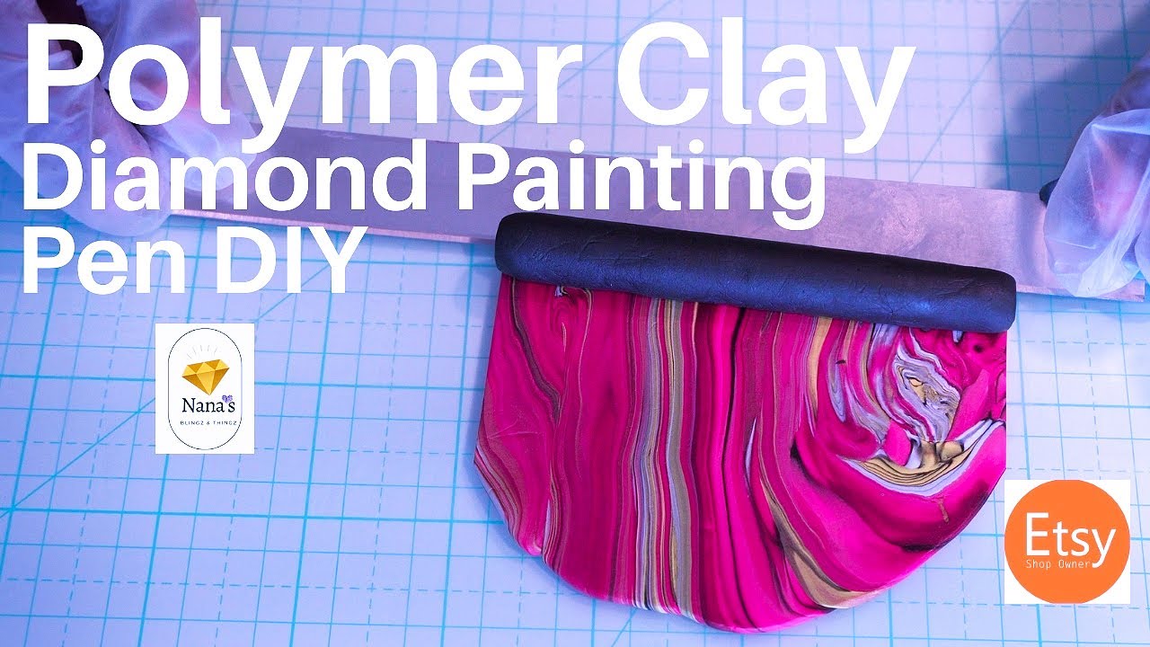 Polymer Clay Diamond Painting Pens!  Let's Make Some for Etsy | Watch Me Work | DIY Clay Pen