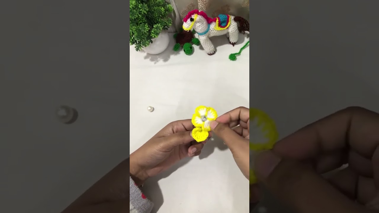 crochet flower diy