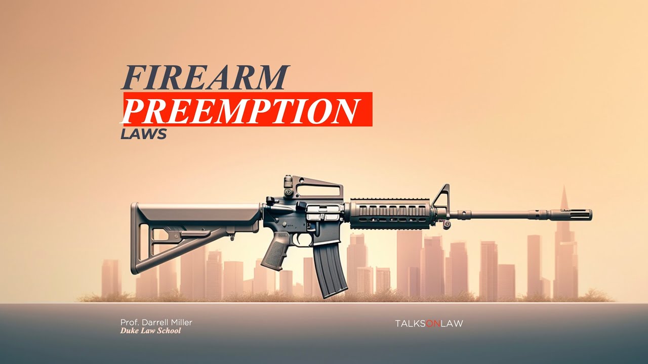 What are firearm preemption laws?