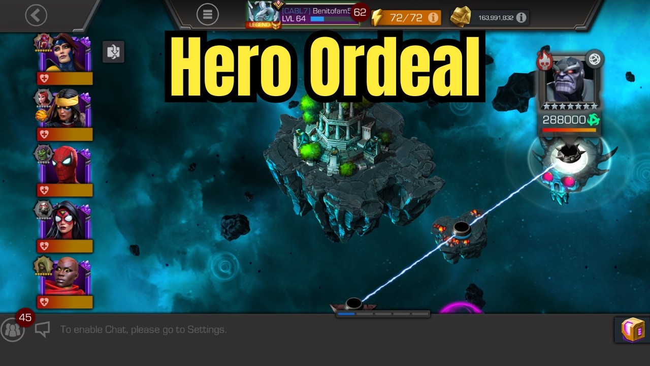 Hero Ordeal Carinas Challenge! Then BGs