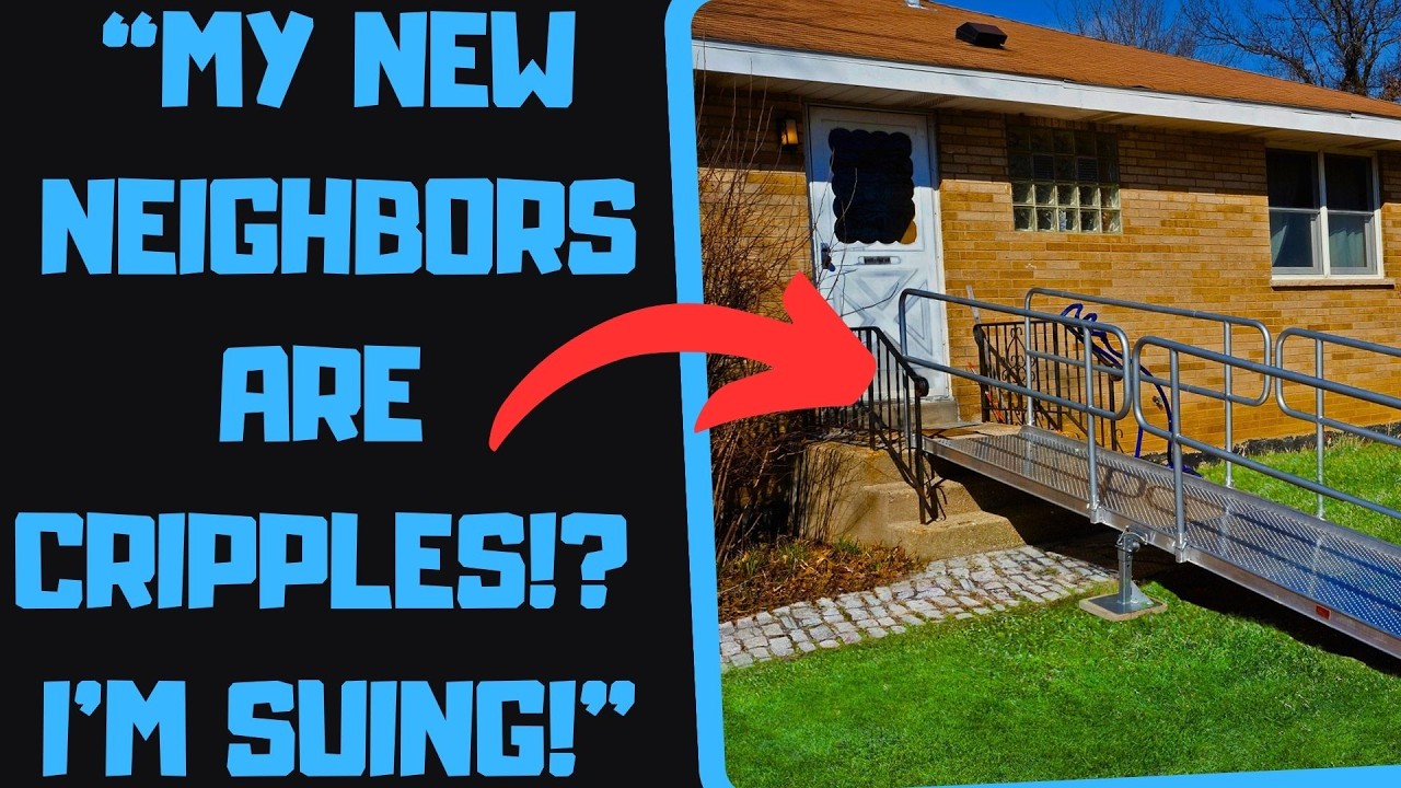 r/EntitledPeople - New Karen Neighbor HATES MY WHEELCHAIR RAMP! It's 