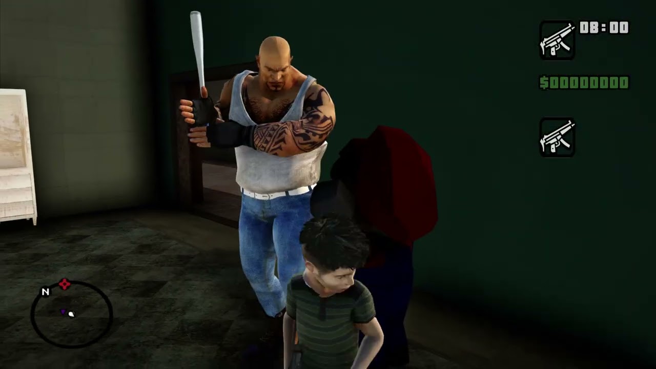 GTA San Andreas Craig caught Dante for messing around with Wario