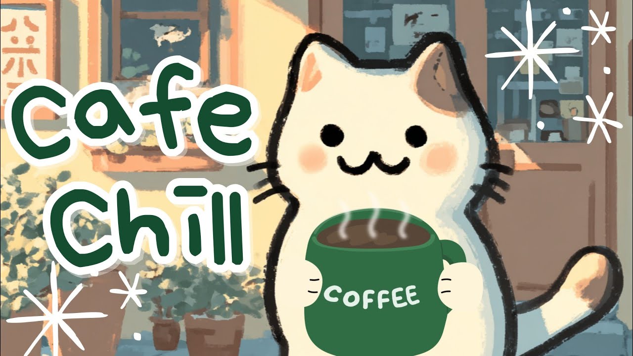 Chill Lofi Cat Cafe 🌿🐱 | Cozy Cafe Beats for Study, Work & Relax | Lofi Cat Cafe