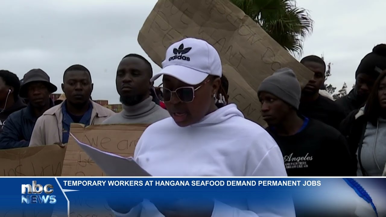 Hangana Seafood workers petition over job security - nbc